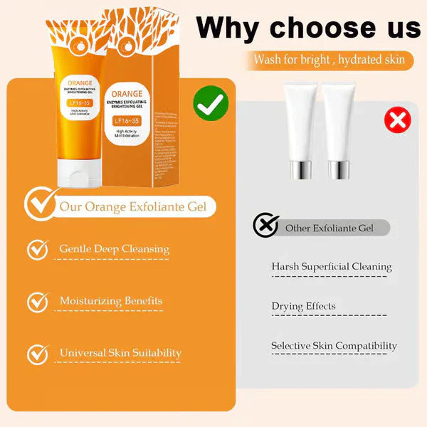 Orange Enzymes Exfoliating Brightening Gel 100% original